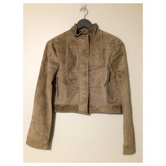 Derek Lam Collection Suede Leather Jacket NEW